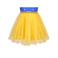 thumbnail image 5 of Girl Dress Yellow Blue Ethnic Pattu Pavadai Short Sleeve 10 Years, 5 of 6