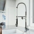 thumbnail image 2 of VIGO Zurich Single Handle Pull-Down Sprayer Kitchen Faucet in Chrome, 2 of 14