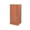 thumbnail image 5 of 100% Solid Wood Short Bathroom Cabinet with Solid Door - 16.5" W x 36" H - Mocha Brown Wooden Cabinet, 5 of 5