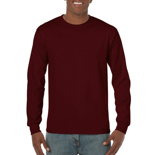 Gildan - T-Shirt à Manches Longues en Coton Épais