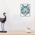thumbnail image 4 of Cuadros Decorativos 14CT punto de cruz parcial lobo contado DIY bordado costura Animal pared arte, 4 of 9