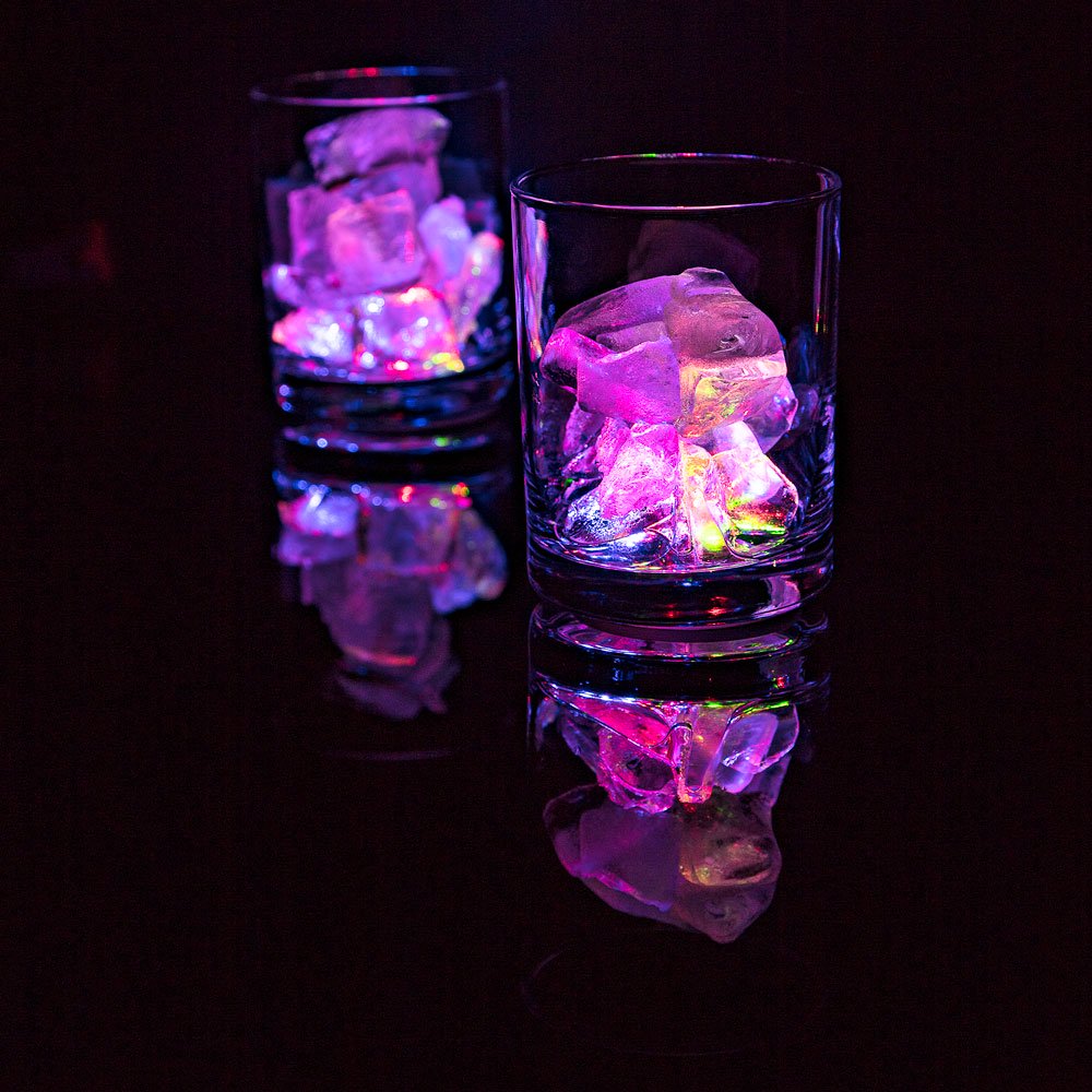 LED Wine Bottle Light Bar Coaster / Sticker Glorifier (6-PACK, RGB