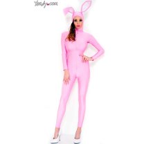 Music Legs Women's Playfully Pink Rabbit 70795-ML