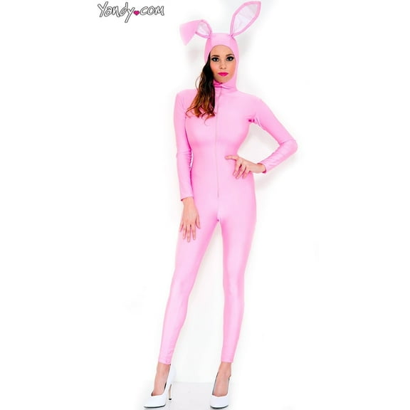 Music Legs Women's Playfully Pink Rabbit 70795-ML