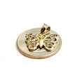 thumbnail image 4 of 14k two tone solid Gold butterfly full body Pendant charm fine gift jewelry 1g, 4 of 12