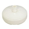 Adams White Resin Umbrella Base 15 in. L x 15 in. W x 8.5 in. H