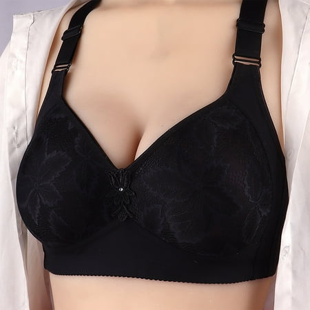 Staron Bra for Women Comfort Push Up No Underwire Bras Wireless Stretch Sport Everyday Bralettes Breathable Plus Size Solid Color Bra Bralettes