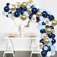 thumbnail image 6 of Yansion 94Pcs Blue Balloon Arch Garland Kit,Blue White Gold Latex Confetti Balloons Pack For Wedding, Birthday, Baby Shower, Backdrop Party Decorations Party Supplies, 6 of 12