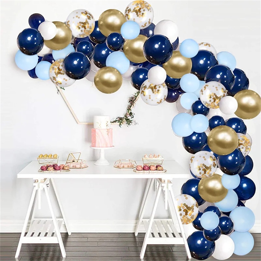 Yansion Blue Balloon Arch Garland Kit, 94-Piece photo 6