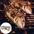 thumbnail image 2 of HLONK Portable Fish Grill with NonStick Design for Home Use Aluminium and Wooden Durable Assorted Color 30cm, 2 of 6