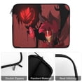 thumbnail image 5 of Hazbin Hotel Alastor Radio Demon Laptop Sleeve Laptop Case Computer Laptop Tablet Sleeve Bag Protective Shockproof Laptop Bag Briefcase Cover, 5 of 7