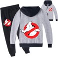 thumbnail image 2 of Bzdaisy Ghostbusters Zipper Jacket and Trousers Set - Stylish and Comfortable for Kids who Love the Popular Ghostbusters Theme, 2 of 2