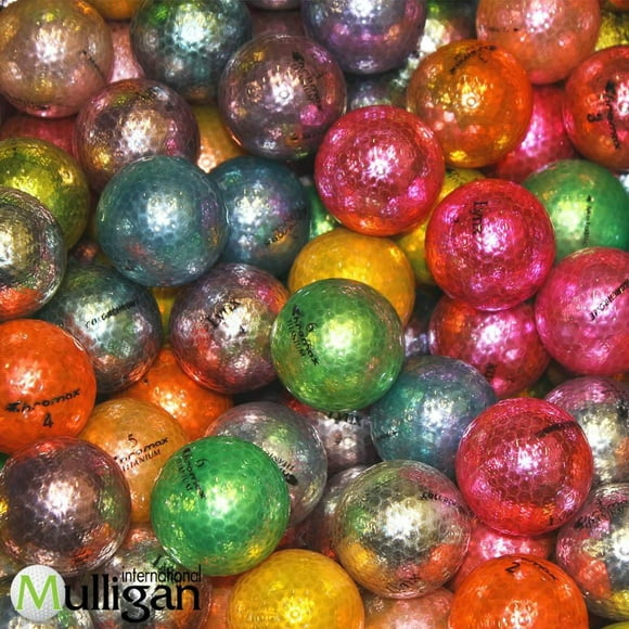 Mulligan - 12 balles de golf récupérées Chromax Mix 4A, blanc