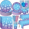 thumbnail image 1 of Set de decoración de fiesta Funnymoom Snowflake 452 piezas para Navidad, 1 of 7
