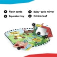 thumbnail image 3 of Baby Einstein Discovery Garden Tapete y espejo para pasar boca abajo, edades de 0 a 6 meses, multisensorial, 3 of 5
