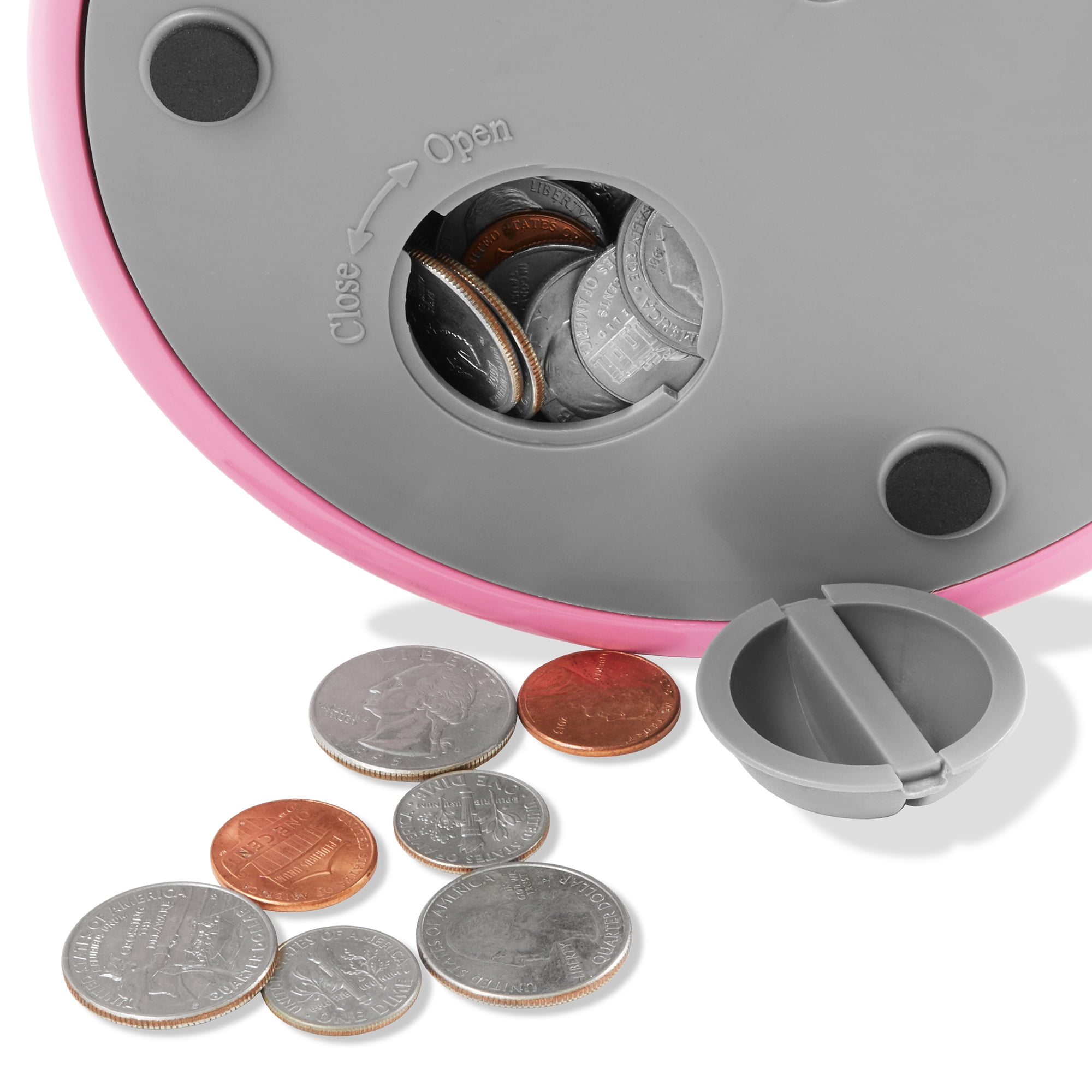 Olde Midway 12" Gumball Machine with Coin Bank - Pink, Antique-Style Bubble Gum Candy Dispenser