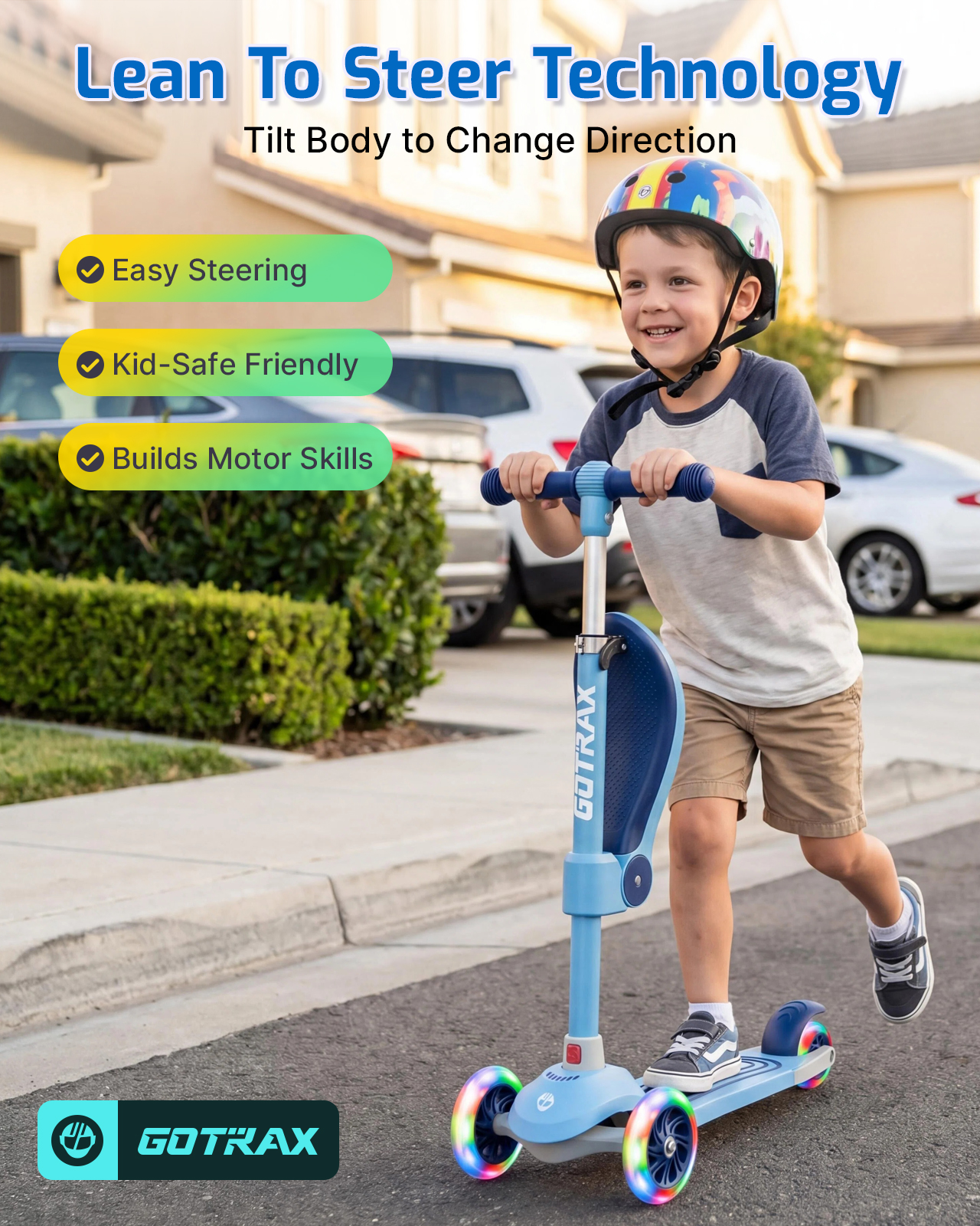 GOTRAX BoblooPro 3-Wheel Light-Up Kick Scooter photo 3
