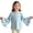 A-Sky Blue1824, variant on Toddler Girls T-Shirt Basic Ruffle Long Sleeve Tee Lovely Ruffle Bell Sleeve Crewneck Top
