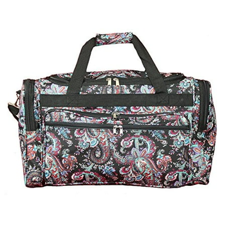 World Traveler 22-inch Travel Duffel Bag - Paisley