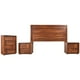 thumbnail image 1 of Recamara KS 4 Piezas Vicky Sin Espejo Nogal - Kessa Muebles, 1 of 5
