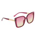 thumbnail image 3 of de de para Mujer de Diseñador 400 - Rosa + rosa amarillo 58x60mm Sunnimix Gafas de sol con montura Cat Eye para mujer, 3 of 8
