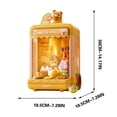 thumbnail image 3 of Fesfesfes Clearance Electronic Candy Vending Machine,Prize Dispenser with 10 Toy Capsules and LED Light Effects for Birthday Party Games color, 3 of 5