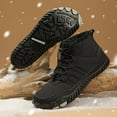 thumbnail image 6 of KELINFONG Mens Barefoot Minimalist Shoes Winter Boots Zero Drop Sole Trail Running Sneakers Wide Toe Box Hiking Shoes, 6 of 7