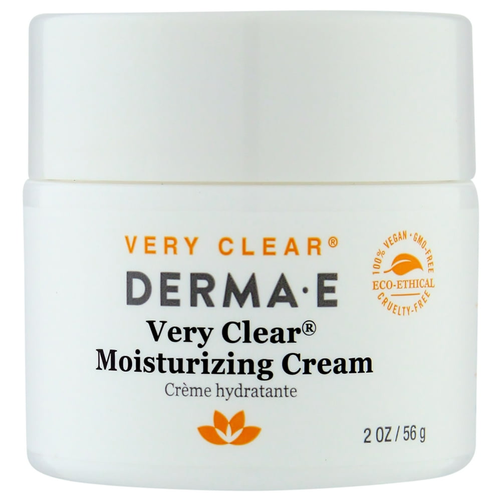 Derma E Derma E Very Clear Moisturizing Face Cream, 2 Oz Walmart