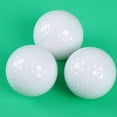 thumbnail image 3 of HLONK Dual-Layer Indoor-Outdoor Training Aids 3-Piece Practice Golf Balls, 3 of 8