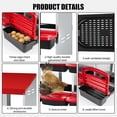 thumbnail image 4 of SHZOND Two-Tier Chicken Nesting Box Galvanized Steel 6 Holes Nesting Boxes for Chickens,Chicken Egg Laying Box with Removable Tray, 4 of 8
