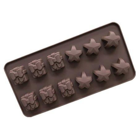 

Christmas Clearance! SuoKom Christmas Silicone Mold Chocolate Diy Making Pudding Cake Mold Ice Tray Aroma Diffuser Mold