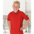 thumbnail image 2 of Jerzees Schoolgear Childrens Little Boys 65/35 Pique Polo Shirt, 2 of 3