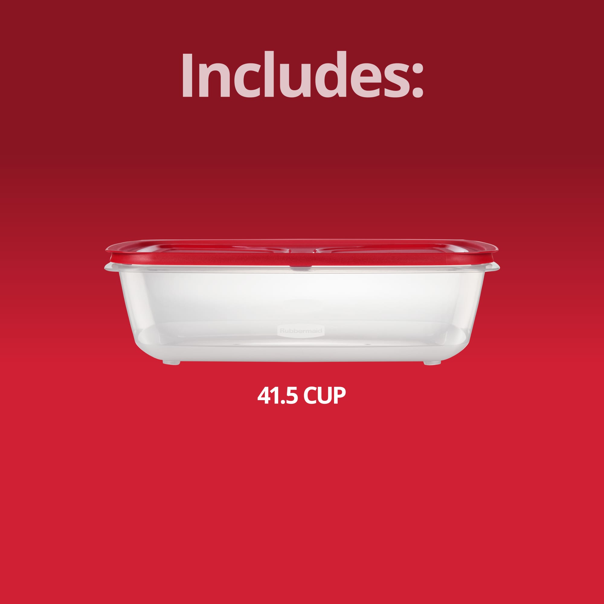 Rubbermaid EasyStore 2.5-Gallon Rectangle Container with Lid photo 6