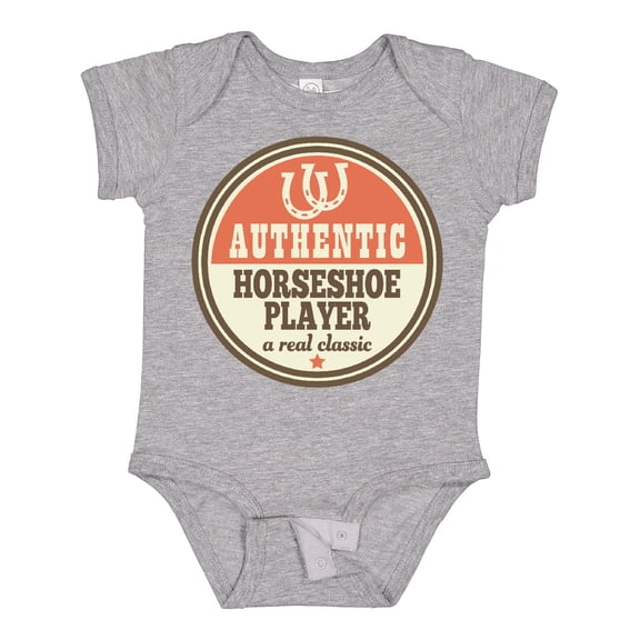 Inktastic Horseshoe Player Boys or Girls Baby Bodysuit