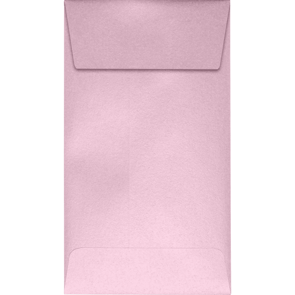 LUXPaper #5 1/2 Coin Envelopes, 3 1/8 x 5 1/2, Rose Quartz Metallic, 500/Pack