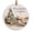 #3 Round, variant on PYURTEP Snowflake-Shaped Sea Glass Christmas Ornaments, Acrylic Hanging Christmas Decorations, Friendship Keepsake Pendant for Best Friends, 3 inch