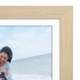 thumbnail image 6 of Americanflat 12x18 Poster Frame with Shatter-Resistant Glass with 11x17 Mat Display Photo Hudson - Natural Oak, 6 of 8