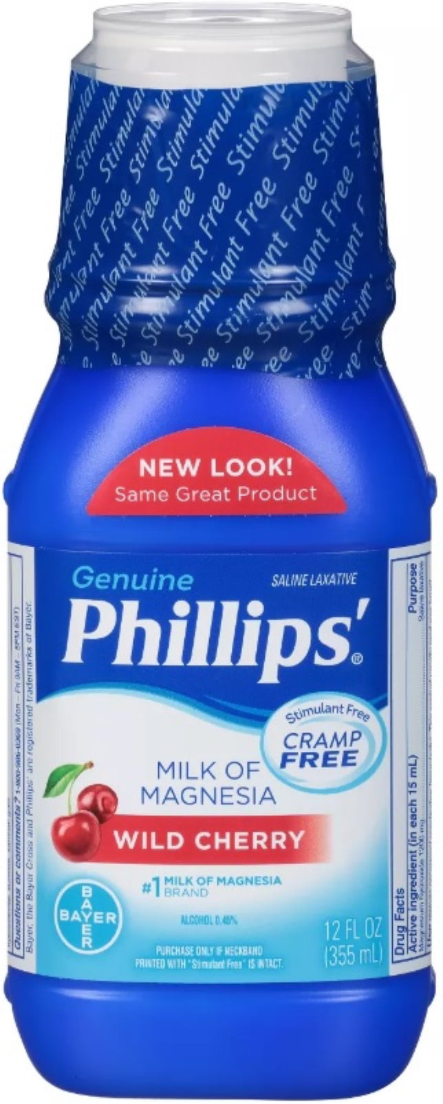 6 Pack - Phillips' Milk of Magnesia Wild Cherry 12 oz ...