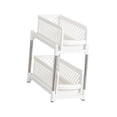 thumbnail image 3 of Organizador para debajo del mostrador, extraíble para despensa, resistente y ligero, con puertas corredizas para armarios de cocina. Blanco, 3 of 9