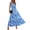 Blue Flower, variant on Women'S Summer Dresses Casual Sleeveless Maxi Dresses Cute Floral Long Dress Wedding Guest Dress Red Flower XL