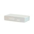 thumbnail image 1 of Horloge Sans Fil en Bois avec Miroir LED, Décoration Intérieure, Trois Réglages d'Alarme, Luminosité Réglable, Charge Sans Fil 10W, Décoration pour Chambre, Bureau, Table de Chevet, Bureau Intérieur, Minuterie avec Fonction Snooze, 1 of 1