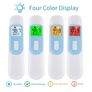 FORA TM10 Wearable Baby Thermometer with Bluetooth connectivity. Transfer  data to iFORA BM smartphone app. Get trends and customize alarms…