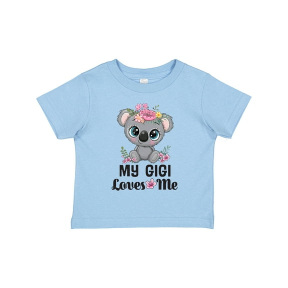 Inktastic My Gigi Loves Me Grandchild Girls Toddler T-Shirt