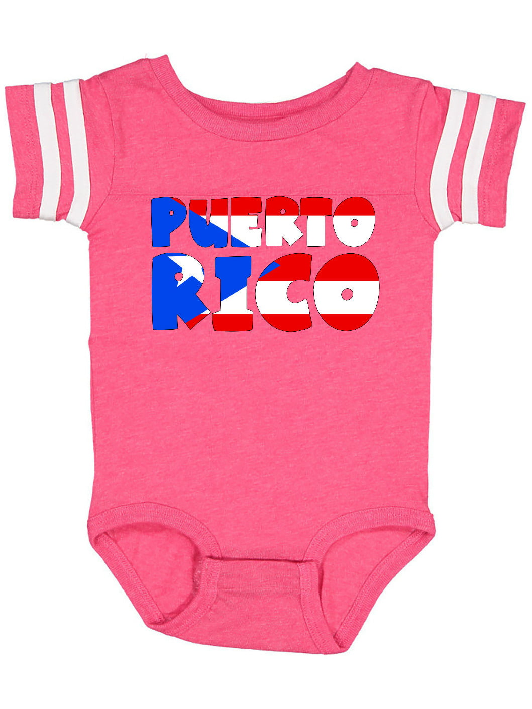 Puerto Rico Flag Newborn Baby Boy Girl Romper Jumpsuit Long Sleeve Bodysuit Overalls Outfits Clothes