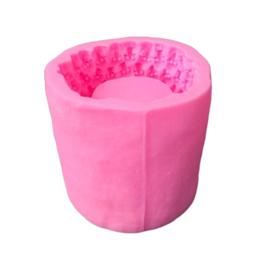 Osdhezcn Skull Flowerpot Candle Mold European and American Classical Characters Scented Candle Material Mold Home Decoration