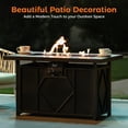 thumbnail image 4 of BALI OUTDOORS 42 in. 60,000 BTU Propane Gas Fire Pit Table Rectangular Tile Tabletop, 4 of 11