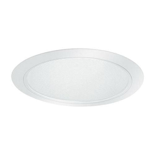 Lytecaster 6.75 Aperture Step Baffle Reflector Trim For 1100 Series Finish Matte White 