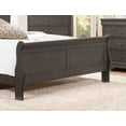 thumbnail image 2 of Full Size Gray Bed with Louis Philippe Style - Headboard & Rails Included, 2 of 5
