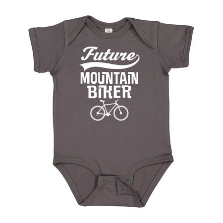 

Inktastic Future Mountain Biker Gift Baby Boy or Baby Girl Bodysuit