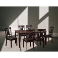 thumbnail image 3 of K-Living Viola 7PCS Solid Wood Dining Table Set (Table & 6 Chairs), 3 of 7